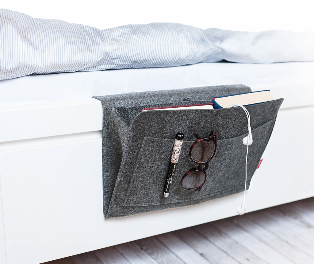 Betttasche Organizer, Aufbewahrung aus Filz Betttasche Organizer, Aufbewahrung aus Filz