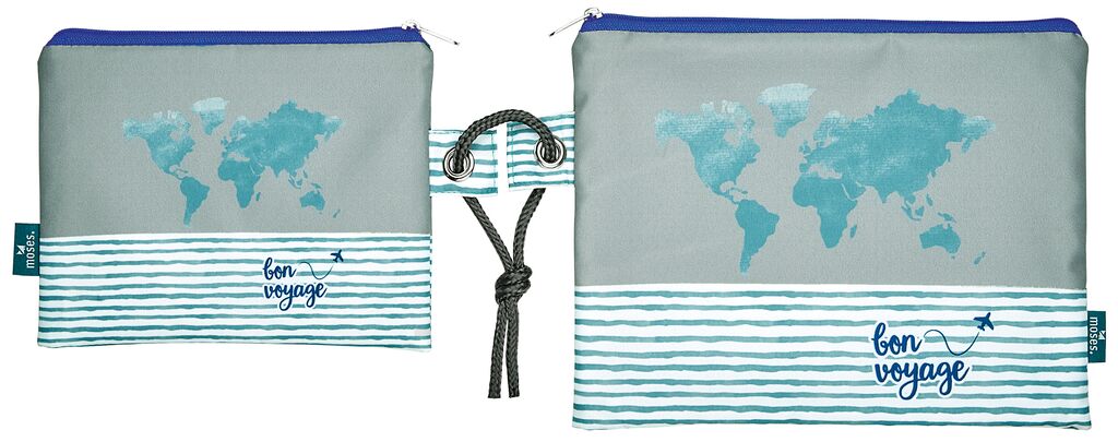 Fernweh Kleine Täschchen Bon Voyage 2er Set Fernweh Kleine Täschchen Bon Voyage 2er Set