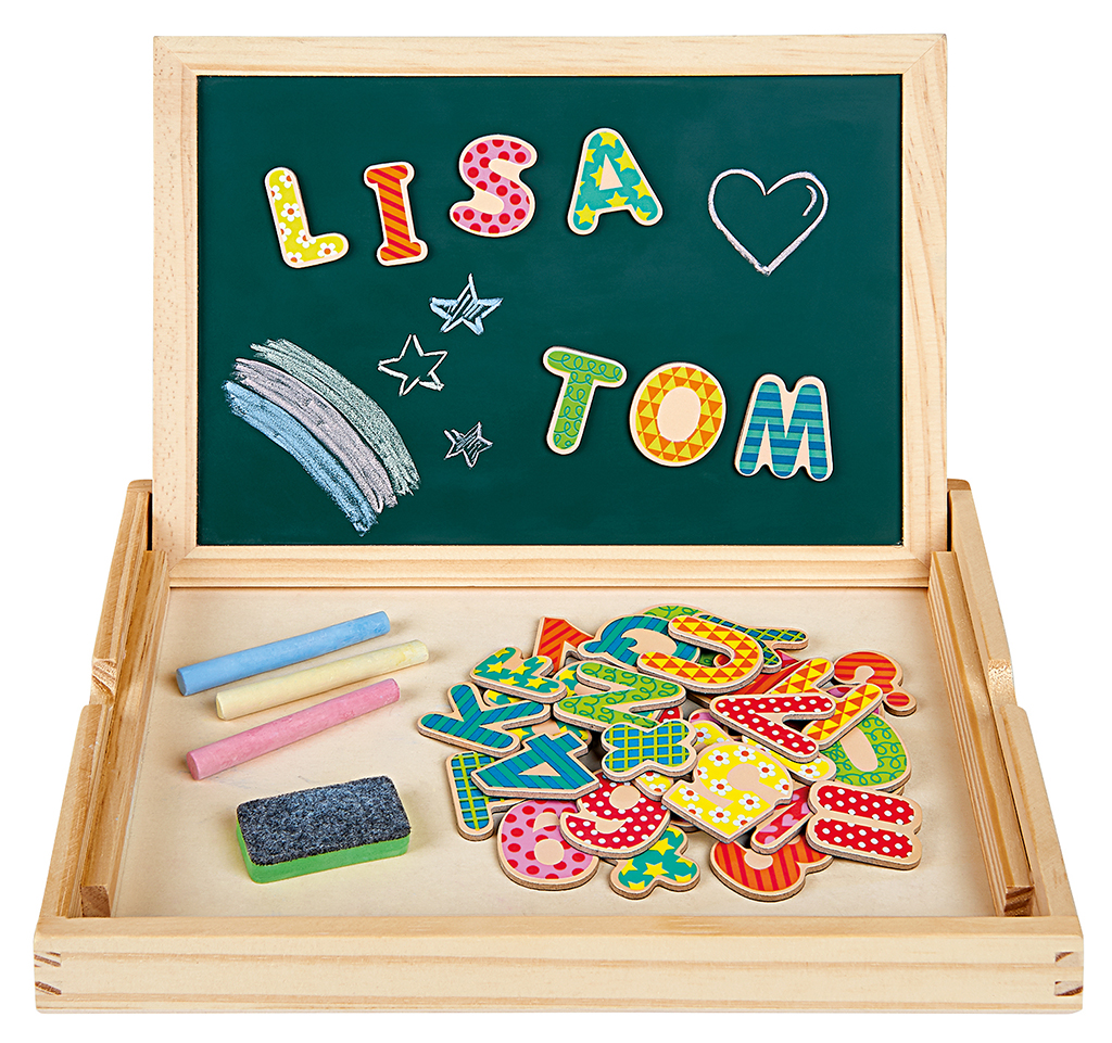 Magnettafel 2-in-1 - Kreidetafel und Whiteboard in einem Magnettafel 2-in-1 - Kreidetafel und Whiteboard in einem