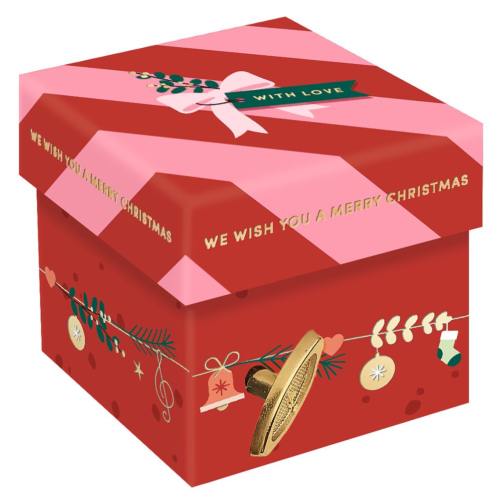 Spieluhr-Geschenkbox rot