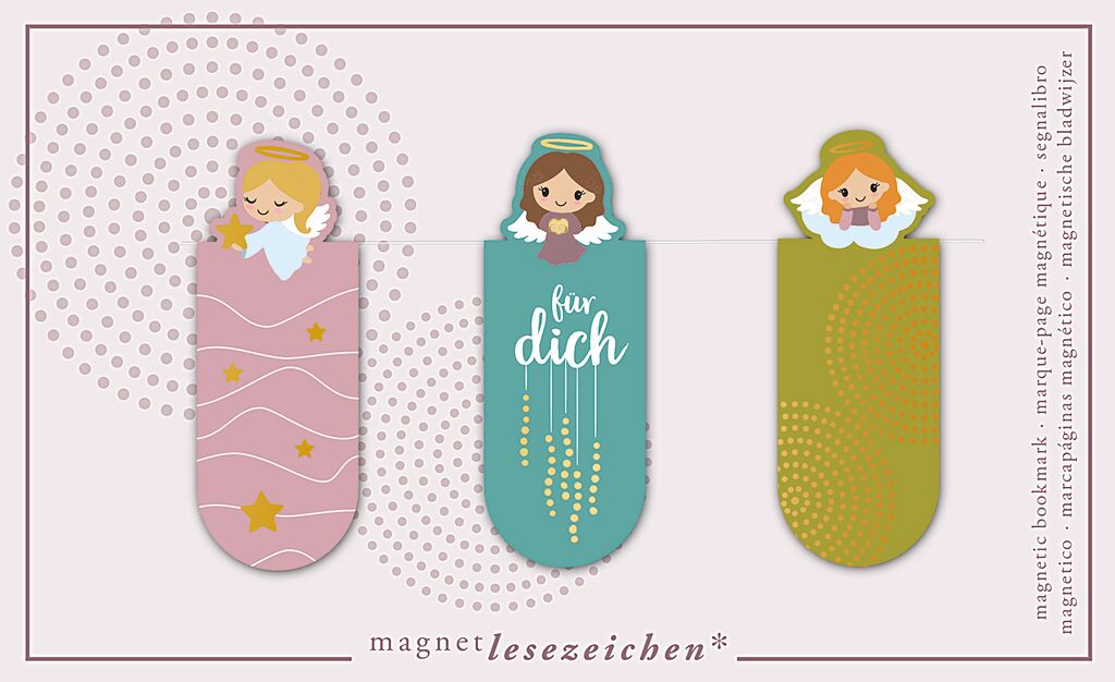 Magnetlesezeichen Kleine Engel