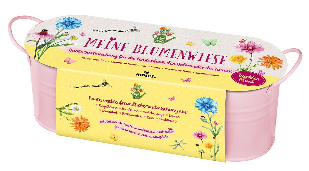 Blatt & Blüte Meine Blumenwiese Zinkwanne