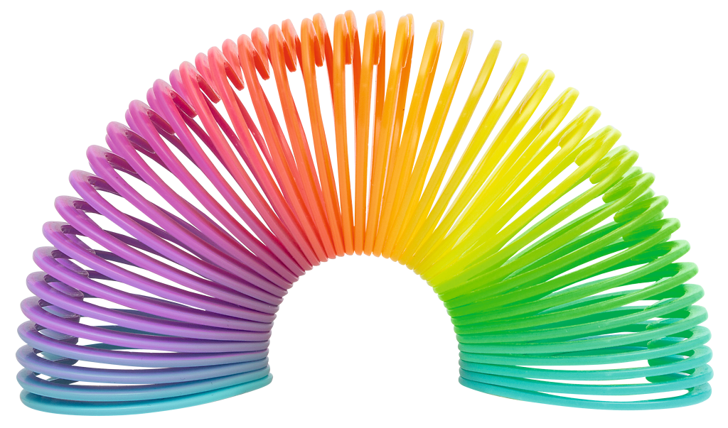 Regenbogen-Spirale Herz