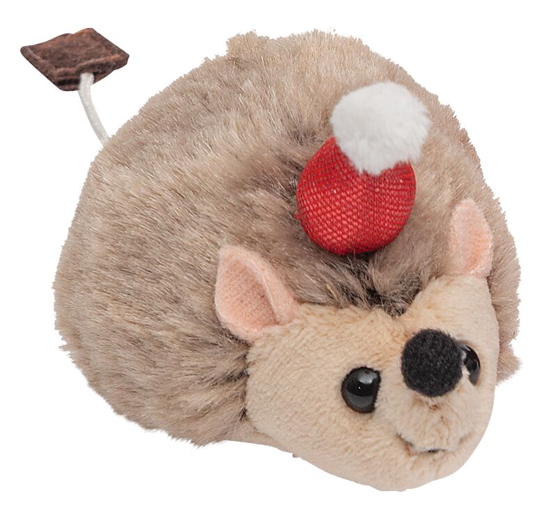 Plüschiger Weihnachtsflitzer Igel