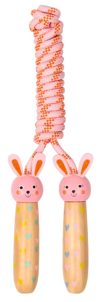 Holz-Springseil Frühling Hase