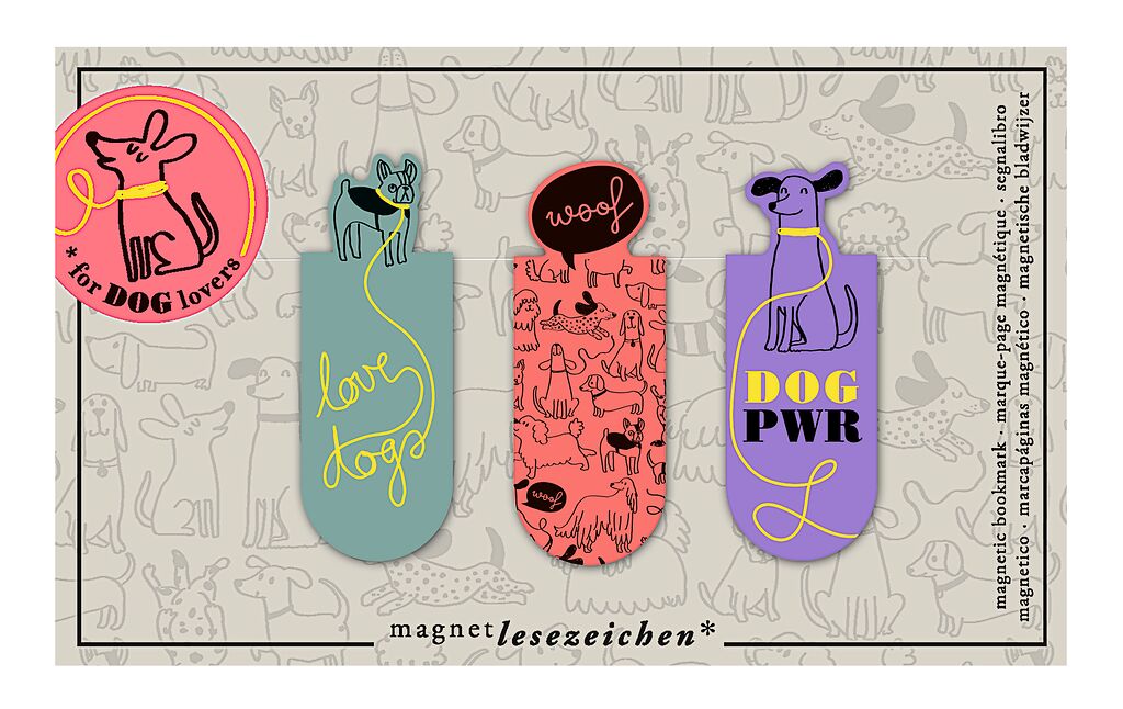 Magnetlesezeichen Dog Lover