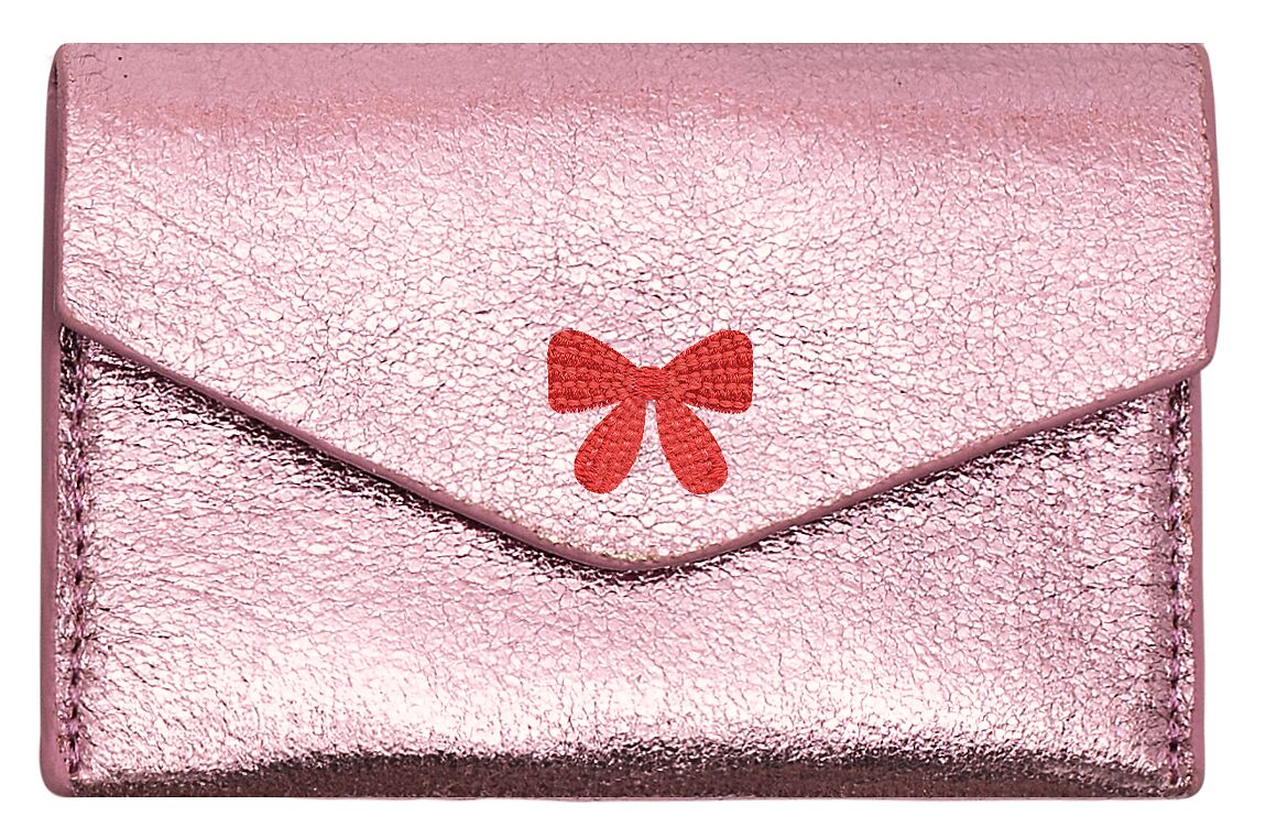 Mini-Portemonnaie Schleife