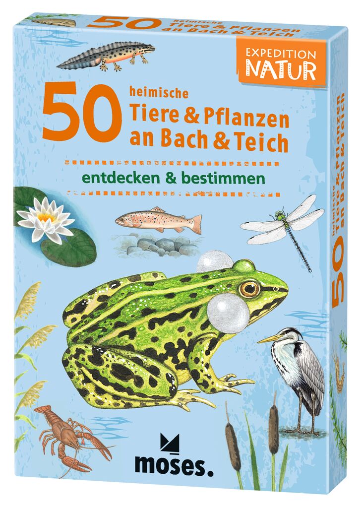 Expedition Natur - 50 heimische Tiere & Pflanzen an Bach & Teich