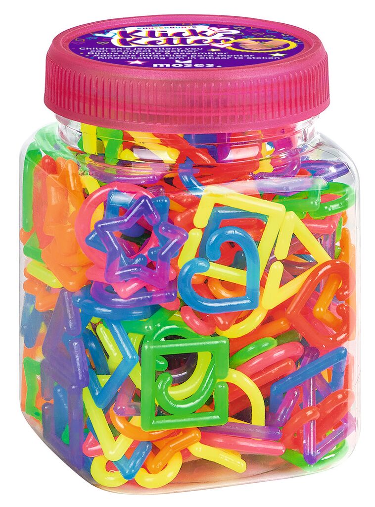Kunterbunte Klick-Ketten zum Zusammenstecken Kunterbunte Klick-Ketten zum Zusammenstecken