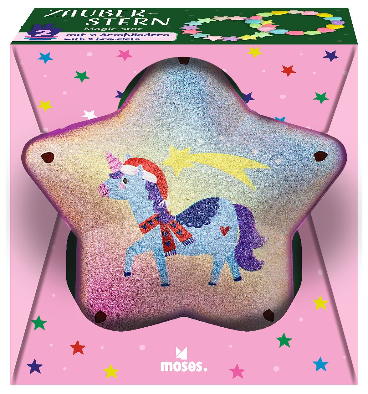 Zauberstern mit Armbänder Einhorn