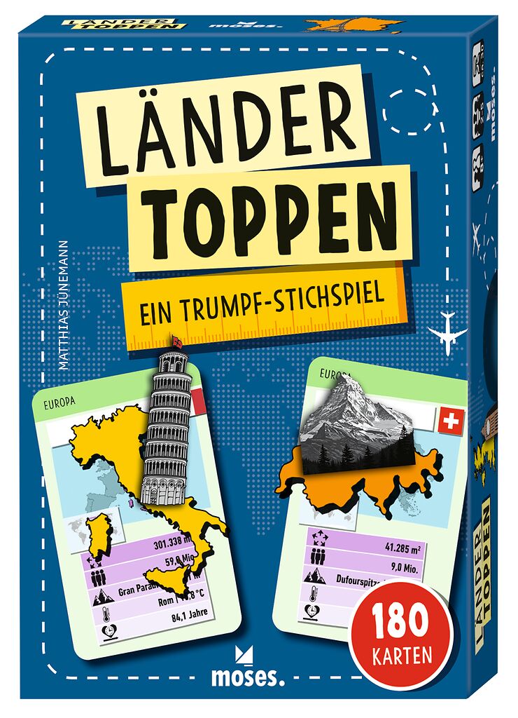 Länder Toppen - Ein Trumpf-Stichspiel