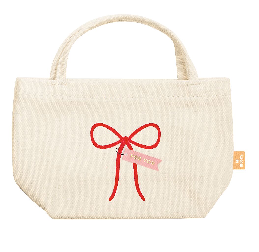 Kleine Geschenktasche beige