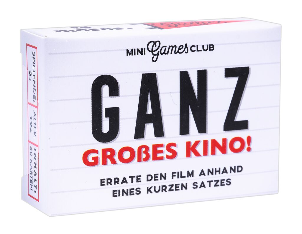 Mini Games Club - Ganz großes Kino - Errate den Film anhand einens kurzen Satzes