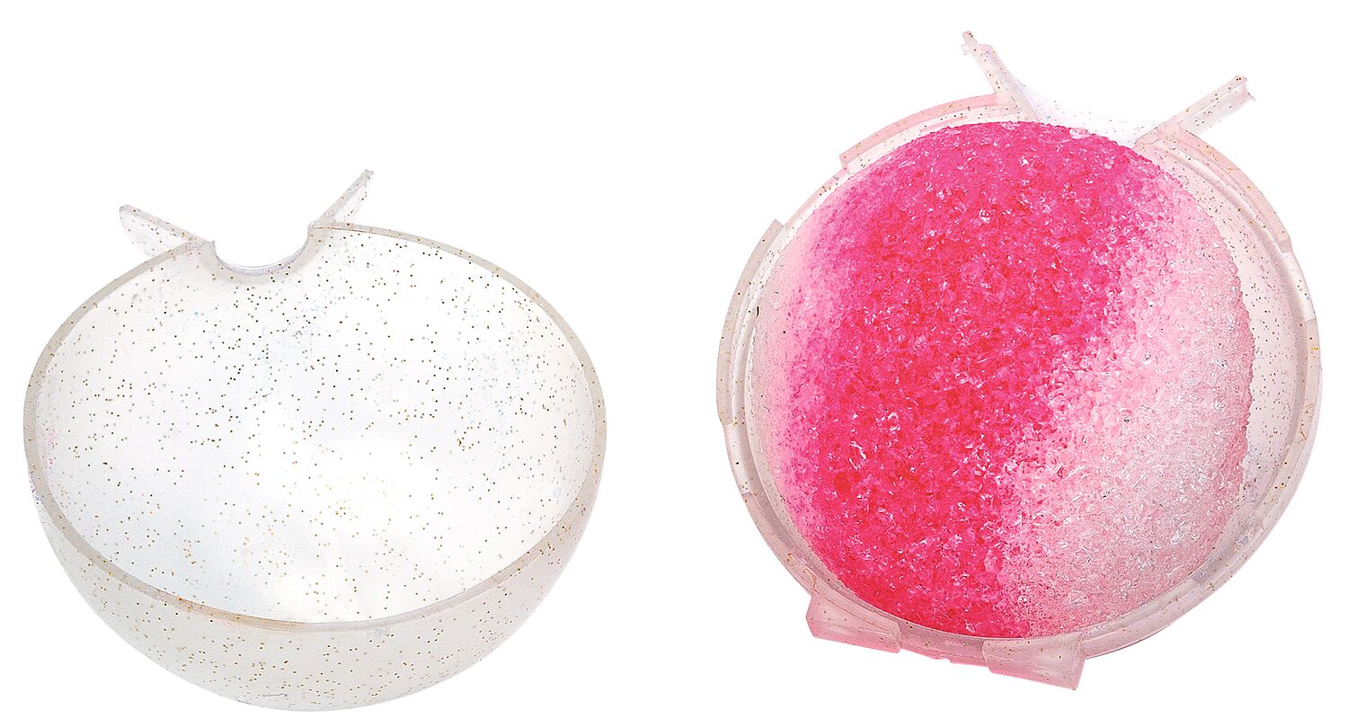 Schneeball-Flummi selber machen pink