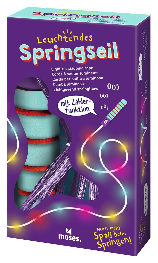 Leuchtendes Springseil