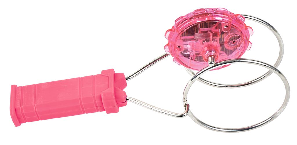 PhänoMINT Leuchtender LED-Magnetkreisel pink
