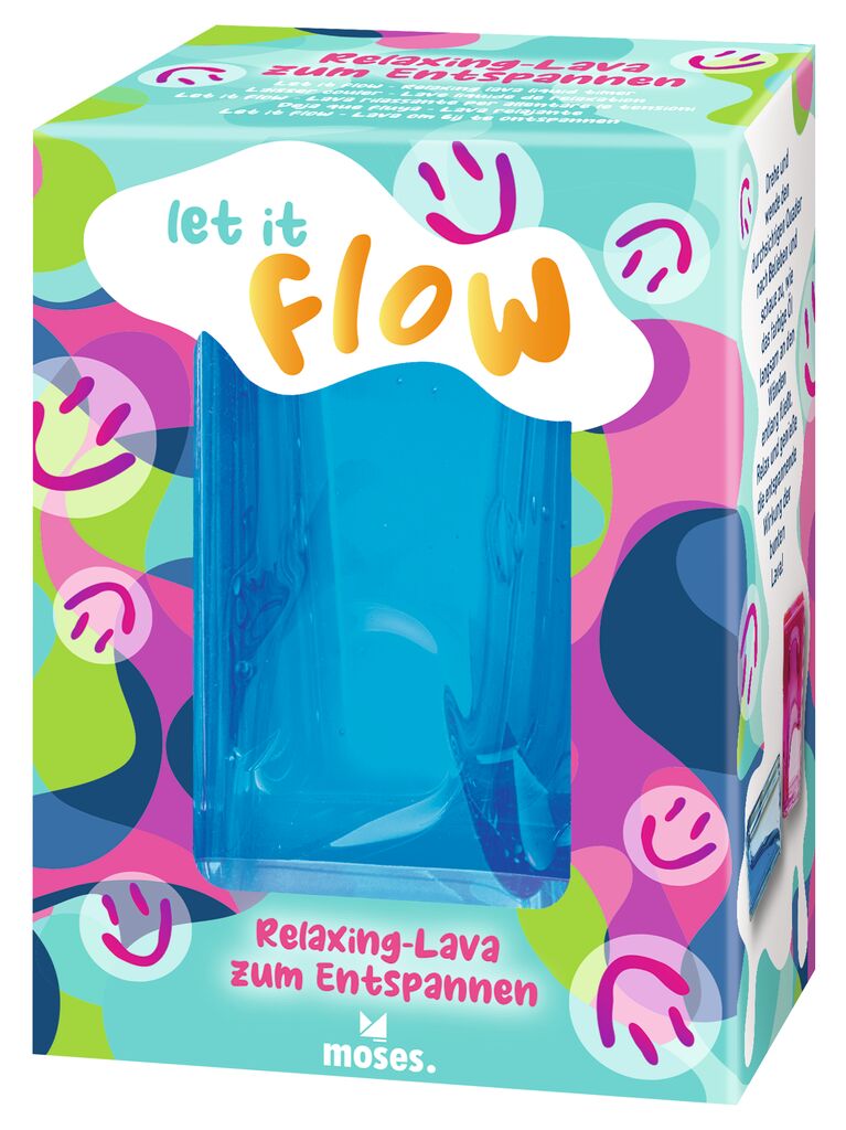 Let it flow - Relaxing-Lava zum Entspannen blau