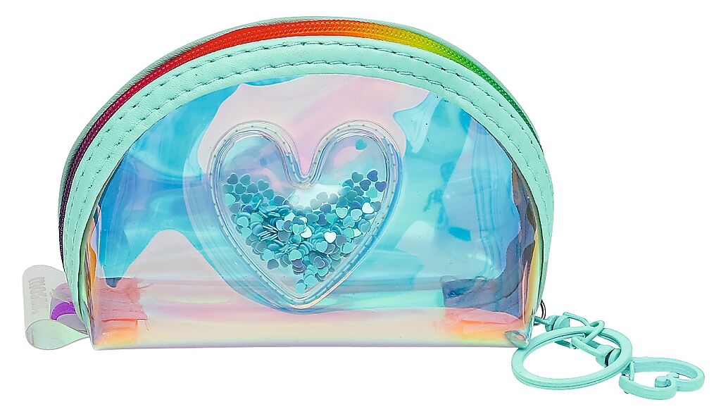 Schillerndes Mini-Täschchen mint