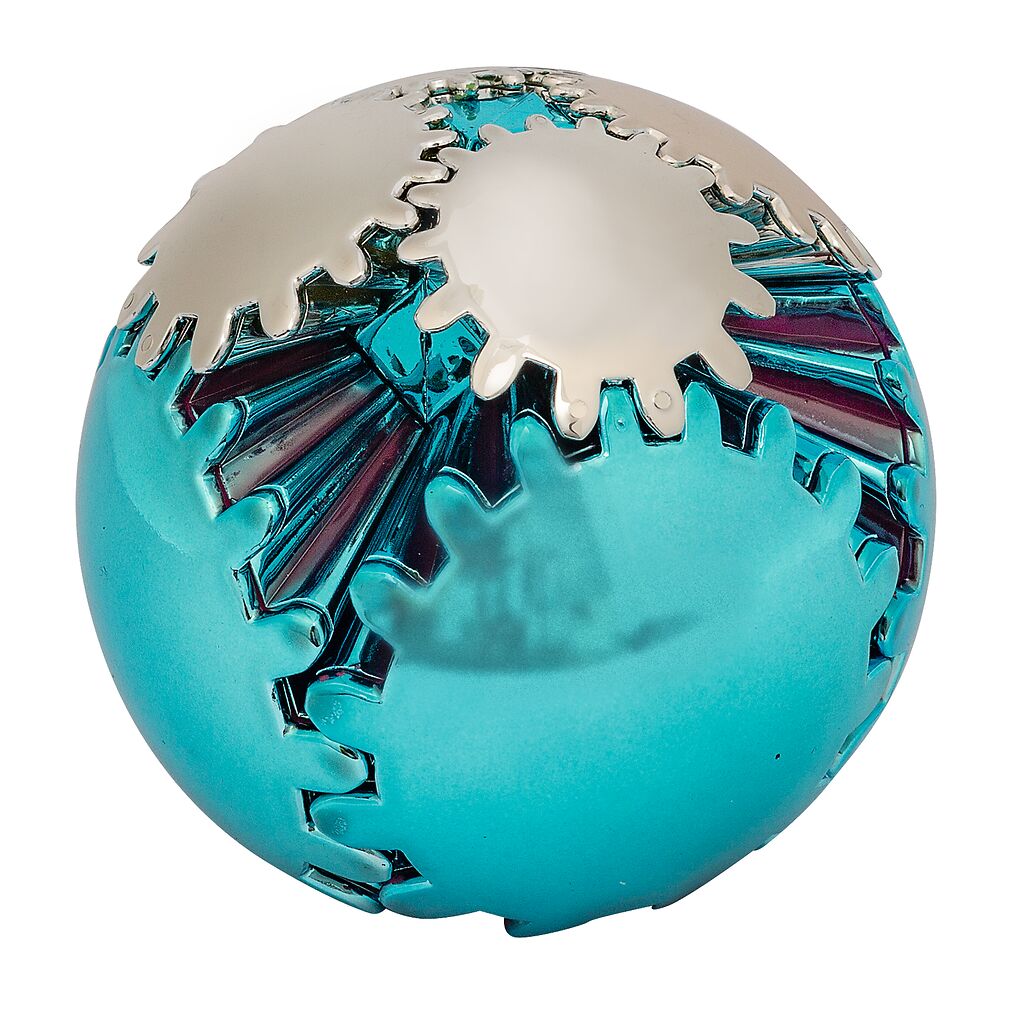 PhänoMINT Zahnradball blau