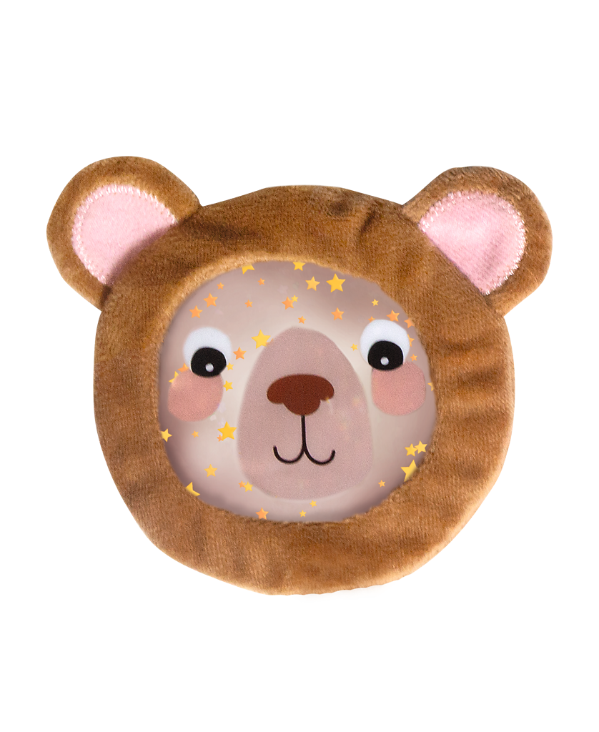 Handwärmer Glitzerstaub Bär
