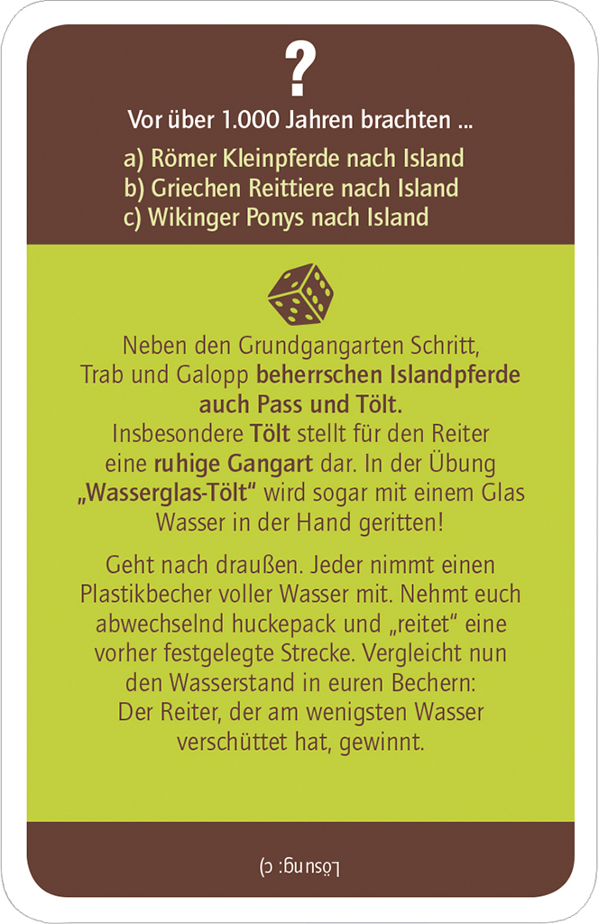Trumpfen Spielen Quizzen - Pferde Trumpfen Spielen Quizzen - Pferde