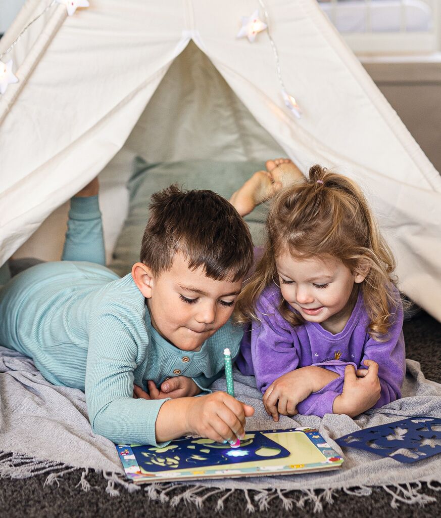 Kleine Kuschelhelden Malen mit Licht