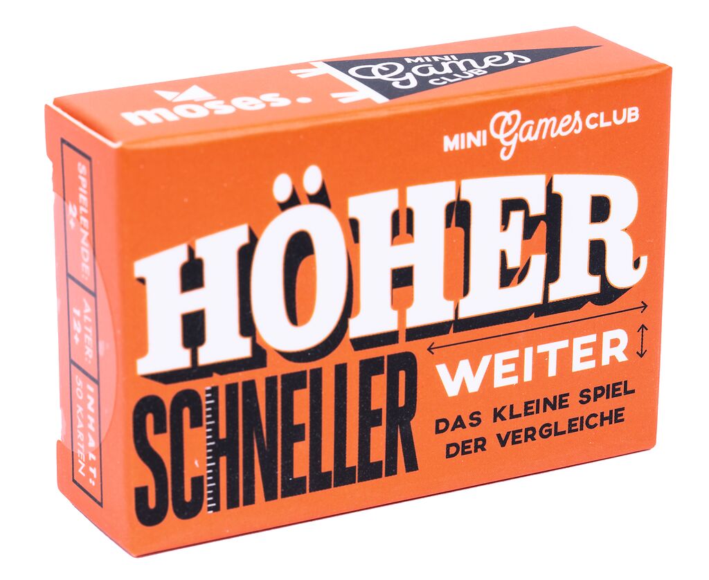 Mini Games Club - Höher schneller weiter - Das kleine Spiel der Vergleiche