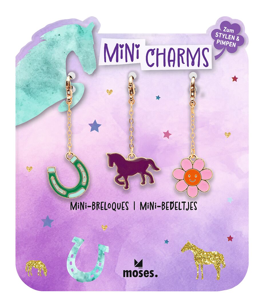 Pferde Mini-Charms Hufeisen