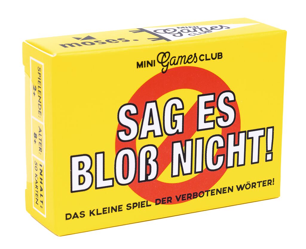 Mini Games Club - Sag es bloß nicht - Das kleine Spiel der verbotenene Wörter