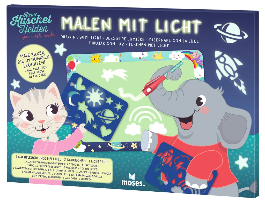 Kleine Kuschelhelden Malen mit Licht