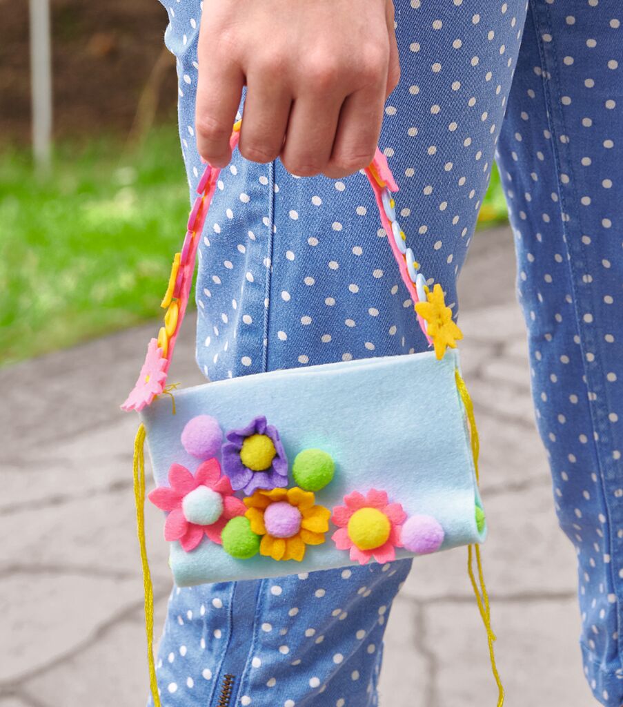 Bastelspaß mit Knöpfen und Pompons - Bastelset