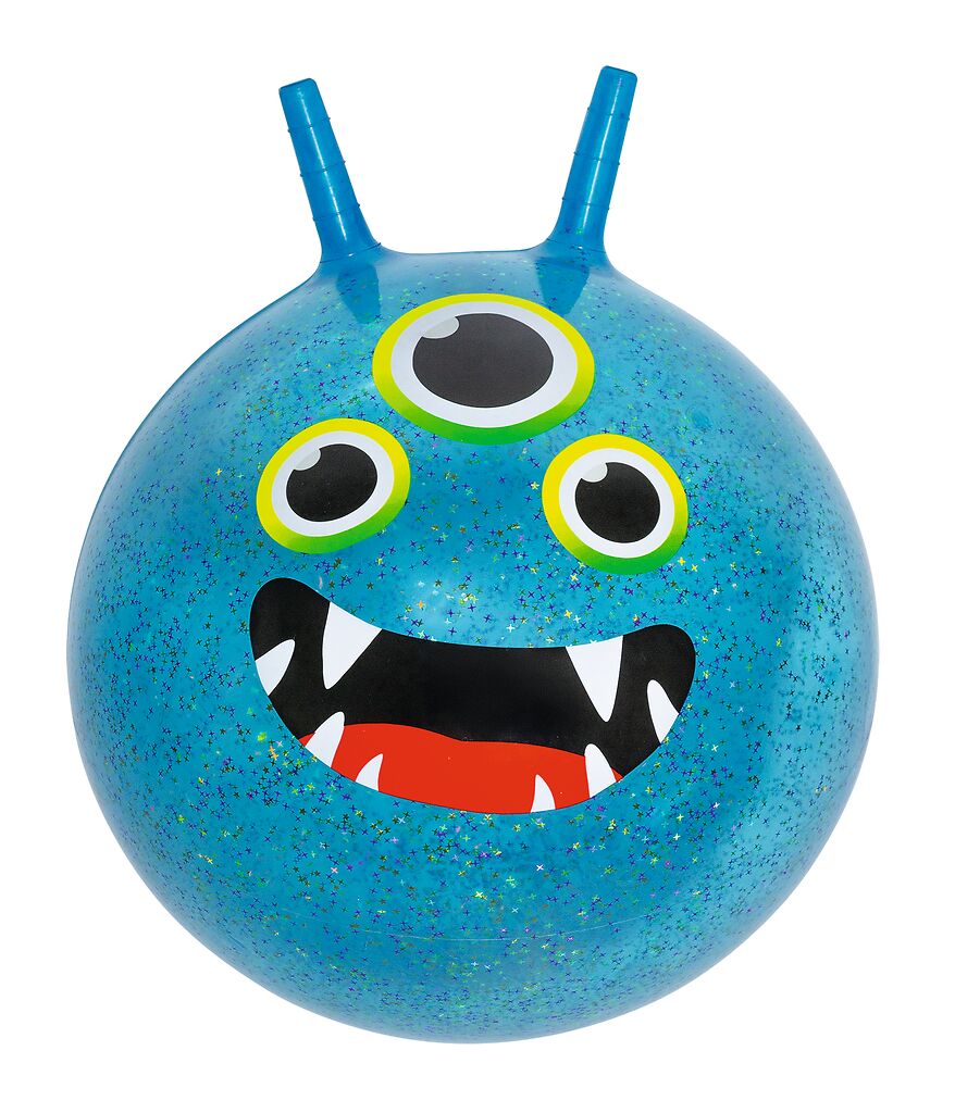 Monster Glitzender Hüpfball