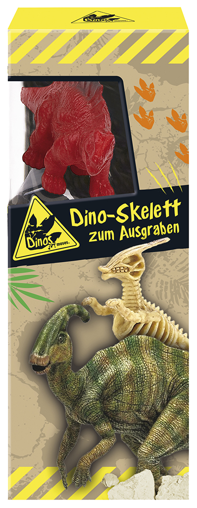 Dino-Skelett zum Ausgraben