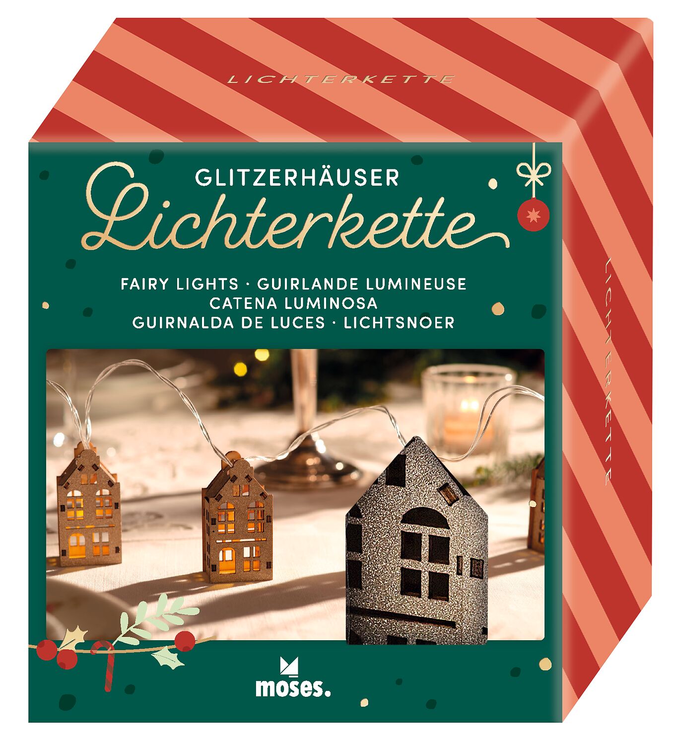 Lichterkette Glitzerhäuser