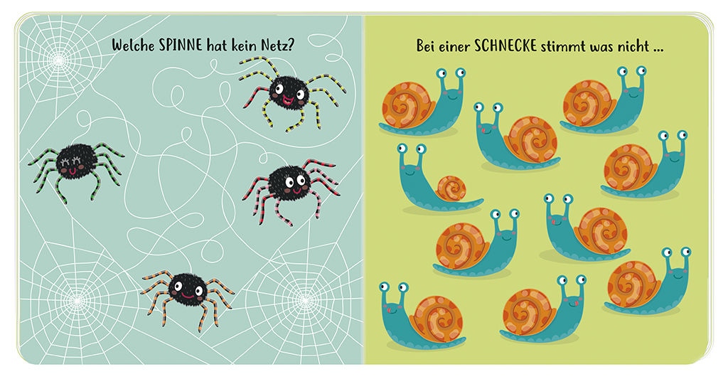 Krabbelkäfer-Bilderbuch: Was stimmt hier nicht? Krabbelkäfer-Bilderbuch: Was stimmt hier nicht?