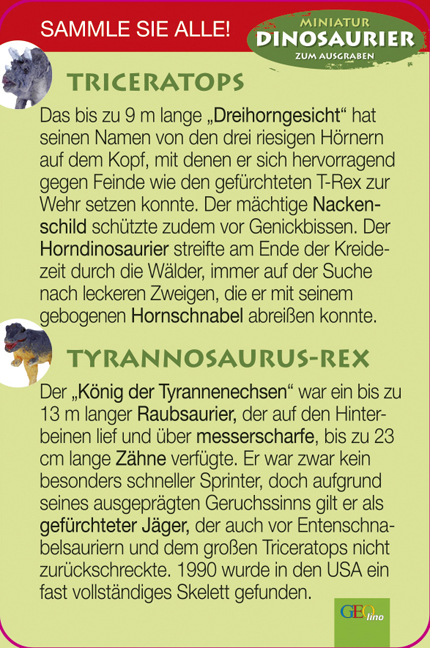 GEOlino Mini-Ausgrabungsset GEOlino Mini-Ausgrabungsset
