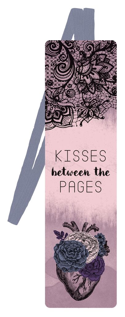 moses. libri_x Lesezeichen mit Band Kisses