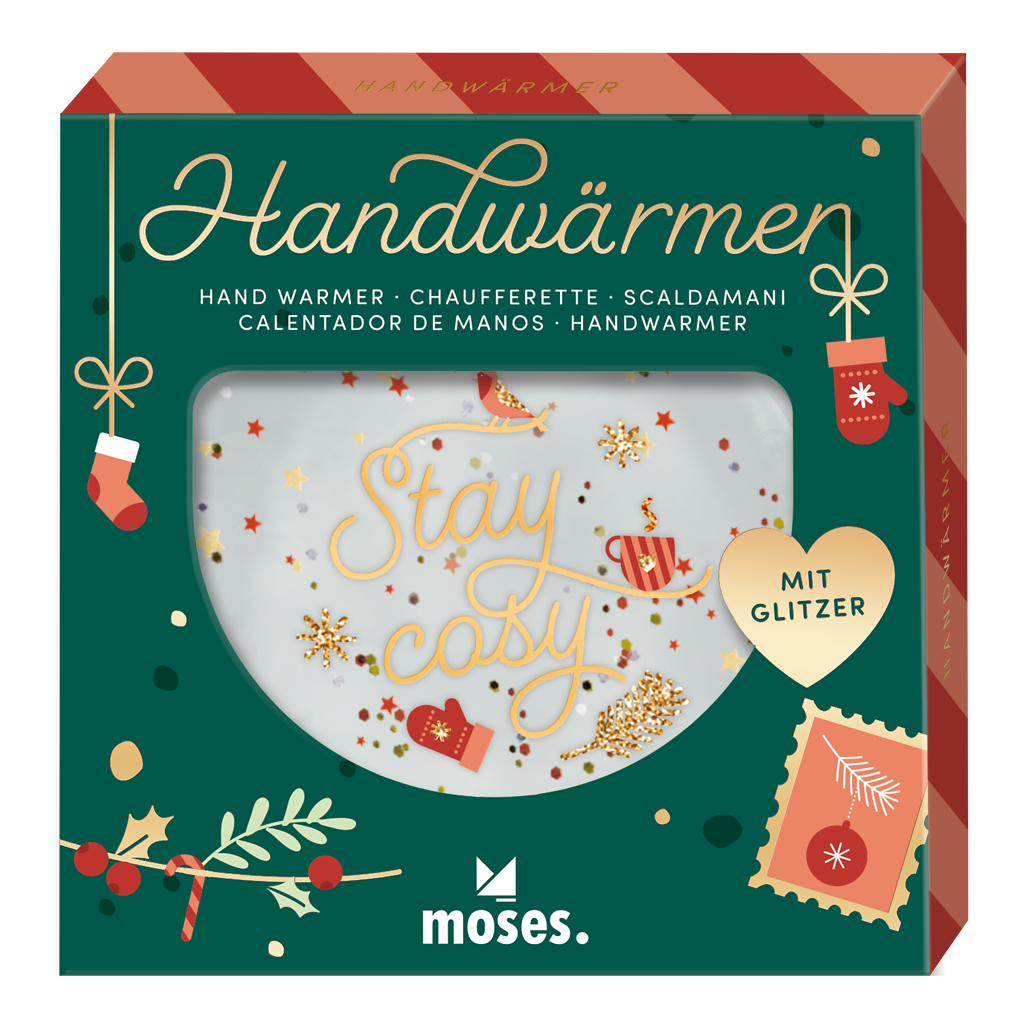 Handwärmer Glitzer Stay cosy