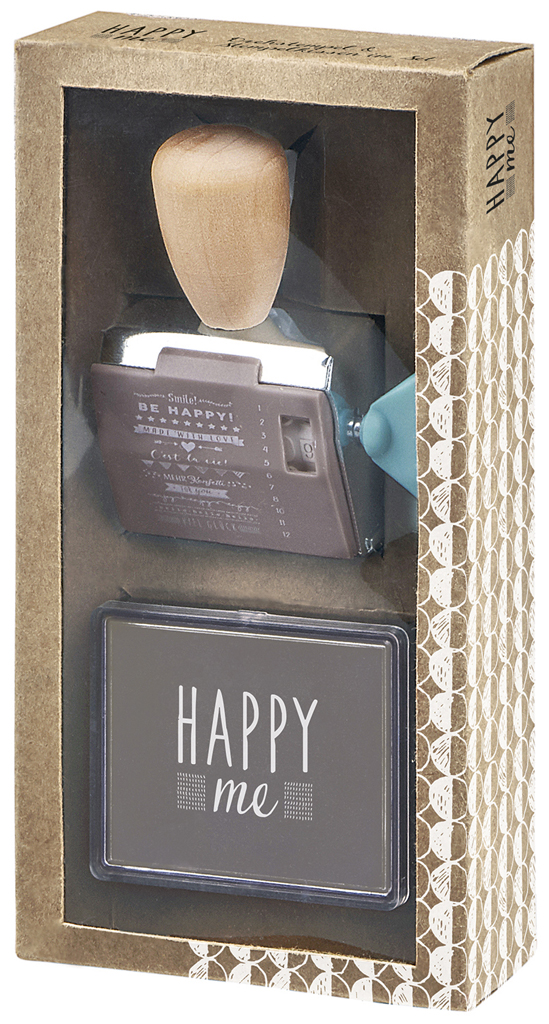 Happy me Drehstempel-Geschenkset Happy me Drehstempel-Geschenkset