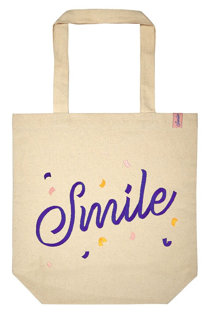 Smile Shopper Bio-Baumwolle Smile