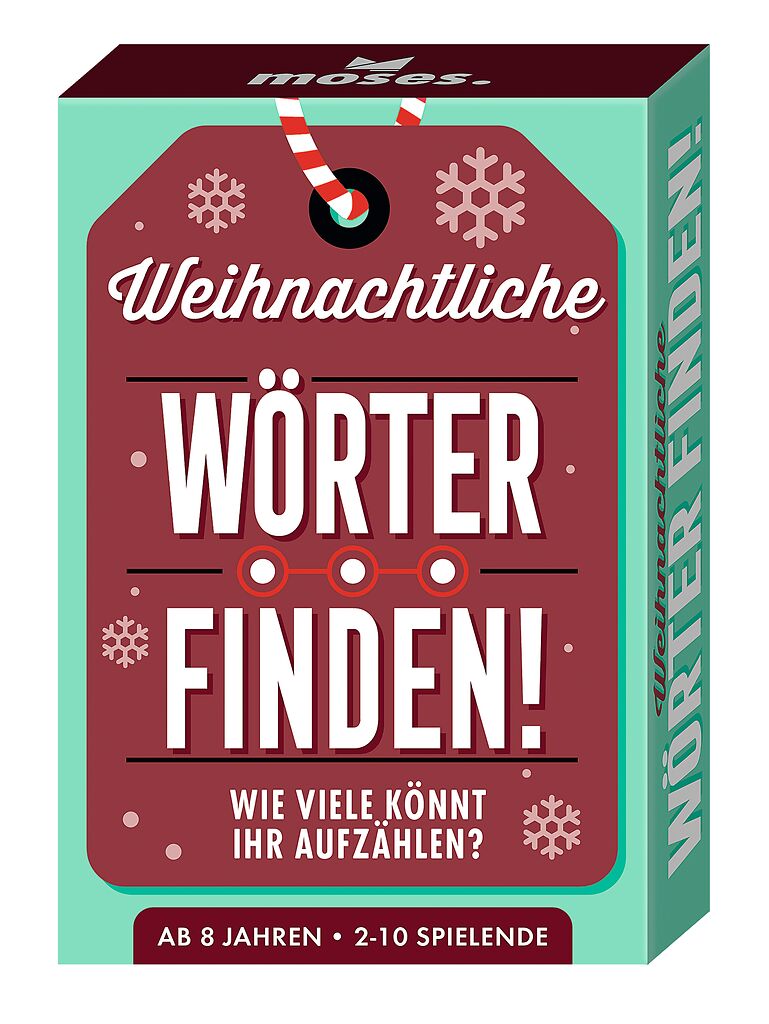 Mini Weihnachtsspiel Wörter finden