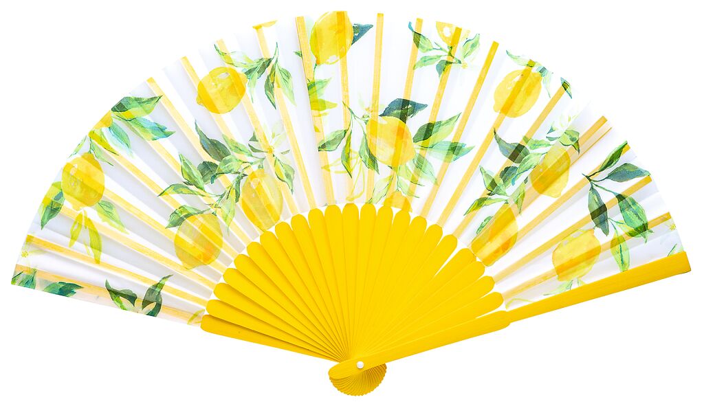Fächer Sommerbrise Zitronen