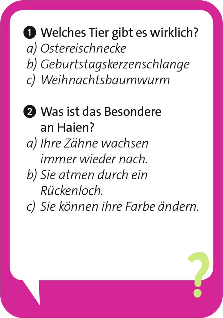 Pocket Quiz junior - Verrückte Tiere