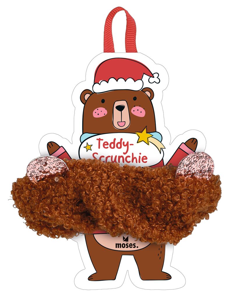 Teddy-Scrunchie Sternenstaub braun Teddy-Scrunchie Sternenstaub braun