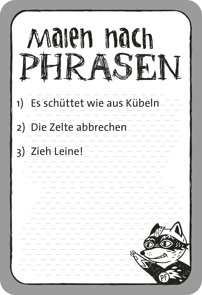 Der Phrasenfuchs - Ein blitzgescheiter Ratespaß