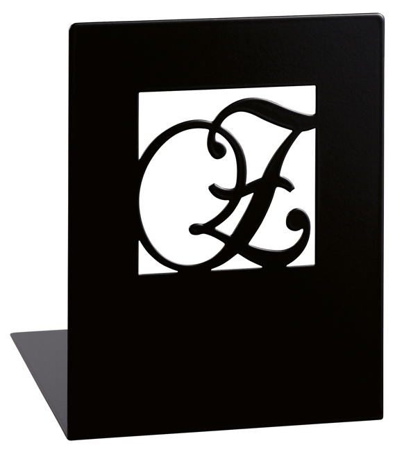 Buchstützen A & Z schwarze Edition (2er Set) Buchstützen A & Z schwarze Edition (2er Set)