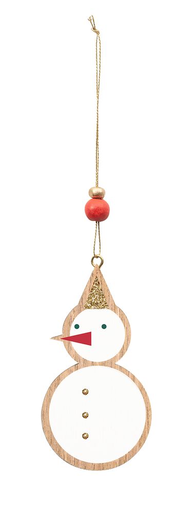 Anhänger Weihnachtsglanz Schneemann