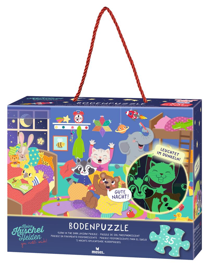 Kleine Kuschelhelden Bodenpuzzle Gute Nacht