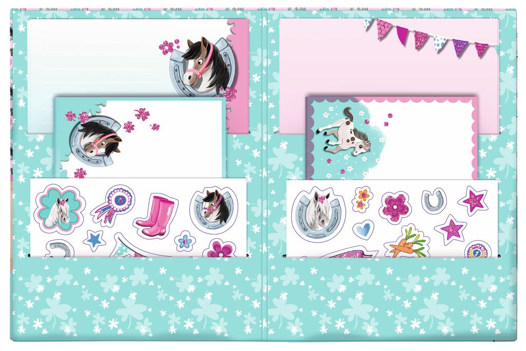 Pferde Briefpapier-Set Pferde Briefpapier-Set