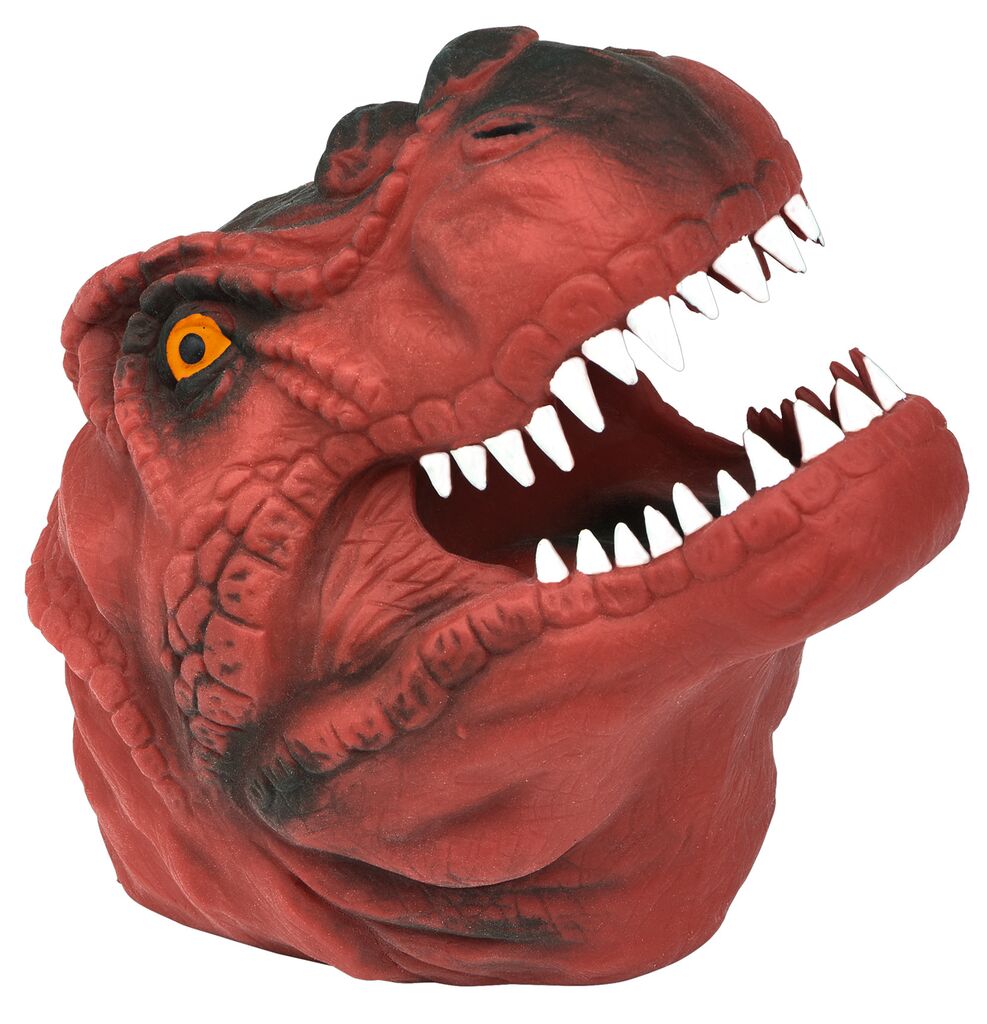 T-Rex Handpuppe rot